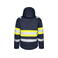 Chaqueta de alta visibilidad con capucha hombre 6454. Color limón.