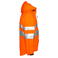 Chaqueta de alta visibilidad con capucha hombre 6466. Color naranja.