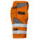 Pantalón corto de alta visibilidad hombre 6503. Color naranja.