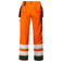 Pantalón de alta visibilidad clase 2 hombre 6506. Color naranja/negro.
