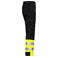 Pantalón de alta visibilidad elástico clase 1 hombre 6507. Color amarillo.