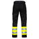 Pantalón de alta visibilidad elástico clase 1 hombre 6507. Color amarillo.