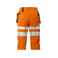 Pantalón corto de alta visibilidad clase 2 hombre 6510. Color naranja.