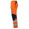 Pantalón de alta visibilidad hombre 6513. Color naranja/negro.