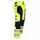 Pantalón de alta visibilidad hombre 6513. Color amarillo.