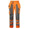 Pantalón de alta visibilidad clase 2 mujer 6519. Color naranja.