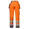 Pantalón de alta visibilidad clase 2 mujer 6519. Color naranja.