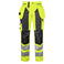 Pantalón de alta visibilidad clase 2 mujer 6519. Color amarillo.