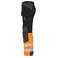 Pantalón de alta visibilidad clase 1 hombre 6522. Color naranja/negro.