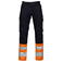 Pantalón de alta visibilidad clase 1 hombre 6523. Color naranja/negro.