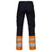 Pantalón de alta visibilidad clase 1 hombre 6523. Color naranja/negro.