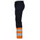 Pantalón de alta visibilidad clase 1 hombre 6523. Color naranja/negro.