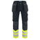 Pantalón de alta visibilidad clase 1 hombre 6530. Color amarillo.