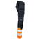 Pantalón de alta visibilidad clase 1 hombre 6530. Color naranja/negro.