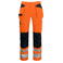 Pantalón de alta visibilidad Easycare clase 2 hombre 6531. Color naranja/negro.