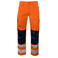 Pantalón de alta visibilidad clase 2 hombre 6532. Color naranja/negro.