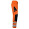 Pantalón de alta visibilidad clase 2 hombre 6532. Color naranja/negro.