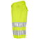 Pantalón corto de alta visibilidad hombre 6536. Color amarillo.