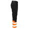 Pantalón de alta visibilidad elástico hombre 6537. Color naranja/negro.