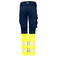 Pantalón de alta visibilidad elástico clase 1 mujer 6538. Color limón.
