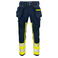 Pantalón de alta visibilidad clase 1 hombre 6540. Color limón.