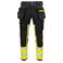 Pantalón de alta visibilidad clase 1 hombre 6540. Color amarillo.