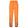 Pantalón de lluvia de alta visibilidad hombre 6550. Color naranja/negro.