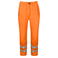 Pantalón de lluvia de alta visibilidad hombre 6550. Color naranja/negro.