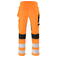 Pantalón de alta visibilidad elástico clase 2 hombre 6570. Color naranja/negro.