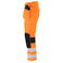 Pantalón de alta visibilidad elástico clase 2 hombre 6570. Color naranja/negro.