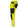 Pantalón de alta visibilidad elástico clase 2 hombre 6571. Color amarillo.