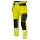 Pantalón de alta visibilidad elástico clase 2 hombre 6571. Color amarillo.