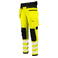 Pantalón de alta visibilidad elástico clase 2 hombre 6573. Color amarillo.