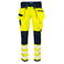 Pantalón de alta visibilidad elástico clase 2 hombre 6573. Color limón.