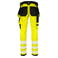 Pantalón de alta visibilidad elástico clase 2 hombre 6573. Color amarillo.