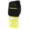 Pantalón corto de alta visibilidad clase 1 hombre 6580. Color amarillo.