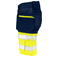 Pantalón corto de alta visibilidad clase 1 hombre 6580. Color limón.