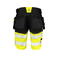 Pantalón corto de alta visibilidad clase 1 hombre 6580. Color amarillo.