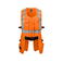Chaleco de alta visibilidad clase 2 unisex 6704. Color naranja.