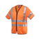 Chaleco de alta visibilidad clase 3 unisex 6707. Color naranja.