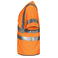 Chaleco de alta visibilidad clase 3 unisex 6707. Color naranja.