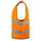 Chaleco de alta visibilidad ligero hombre 6709. Color naranja/negro.
