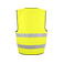 Chaleco de alta visibilidad ligero hombre 6709. Color amarillo.
