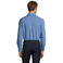 Camisa manga larga Easycare hombre Baltimore. Color azul medio.
