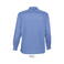 Camisa manga larga Easycare hombre Baltimore. Color azul medio.