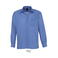 Camisa manga larga Easycare hombre Baltimore. Color azul medio.