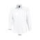 Camisa Oxford manga larga Easycare hombre Boston. Color blanco.
