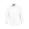 Camisa Oxford manga larga Easycare hombre Boston. Color blanco.