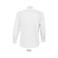 Camisa Oxford manga larga Easycare hombre Boston. Color blanco.
