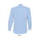 Camisa Oxford manga larga Easycare hombre Boston. Color azul cielo.